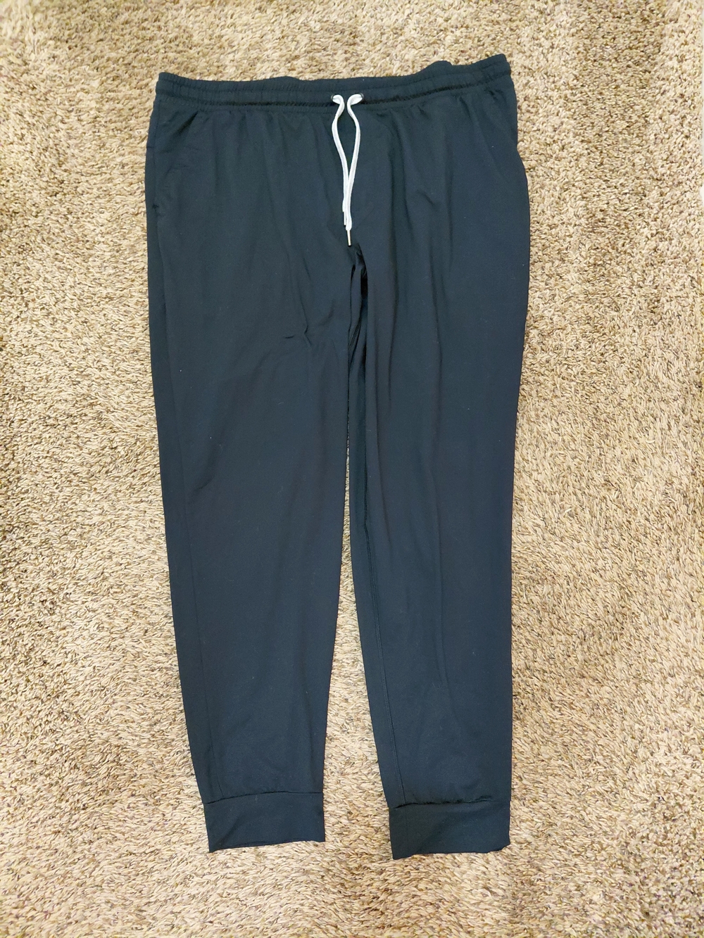 all in motion Black Jogger Pants with White Drawstring